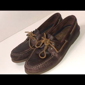 Leather Brown Sperry Top Sider